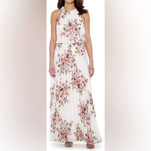 Premier Amour floral maxi dress